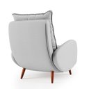 Ver mais imagens de Poltrona Eloá Plus com Puff Linho para Sala de Estar