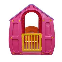 Casinha de Brinquedo Infantil Grande Playground Magic House Minnie Rosa - 3