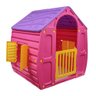 Casinha de Brinquedo Infantil Grande Playground Magic House Minnie Rosa - 1