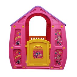 Casinha de Brinquedo Infantil Grande Playground Magic House Minnie Rosa - 2