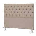 Ver imagem 1 de Cabeceira Para Cama Box De Casal 1,4 M Lisboa:Suede Bege