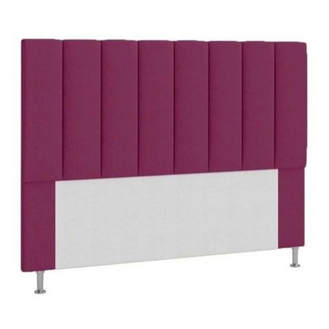Cabeceira Queen Estofada Cancun Rosa Pink M&f Decor