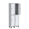 Armário Locker Guarda Volume Aço Light 4 Portas 69x179,5cm - 3