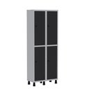 Ver imagem 2 de Armário Locker Guarda Volume Aço Light 4 Portas 69x179,5cm