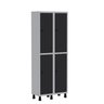 Armário Locker Guarda Volume Aço Light 4 Portas 69x179,5cm - 2