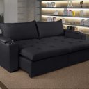 Ver imagem 1 de Sofá Cama 200 Cm Elite - Molas Ensacadas