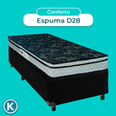 Ver imagem 4 de Cama Box + Colchão Solteiro D28 Conforto Paropas
