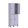 Armário Locker Guarda Volume Aço Light 4 Portas 69x179,5cm - 3