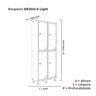 Armário Locker Guarda Volume Aço Light 4 Portas 69x179,5cm - 4