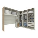 Ver imagem 2 de Guarda-roupa Casal Modulado Seletto 8 Portas 6 Gavetas com Espelho Me22 Areia/jequitibá - Henn