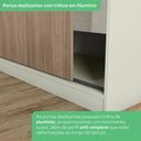 Ver imagem 5 de Guarda-roupa Casal Modulado Seletto 8 Portas 6 Gavetas com Espelho Me22 Areia/jequitibá - Henn