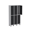 Armário Locker Guarda Volume Aço Light 6 Portas 103,5x179,5cm - 3