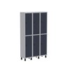 Armário Locker Guarda Volume Aço Light 6 Portas 103,5x179,5cm - 2