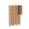 Armário Locker Guarda Volume Aço Light 6 Portas 103,5x179,5cm - 3