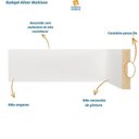 Ver imagem 3 de Rodapé MDF Liso 7CMX2,40m 701 Moldufama Kit 7,2m