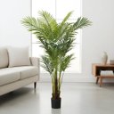 Ver imagem 1 de Palmeira Areca Artificial Planta para Decoração Sala 1.20m Verde