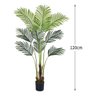 Palmeira Areca Artificial Planta para Decoração Sala 1.20m Verde - 2
