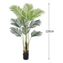 Ver imagem 2 de Palmeira Areca Artificial Planta para Decoração Sala 1.20m Verde