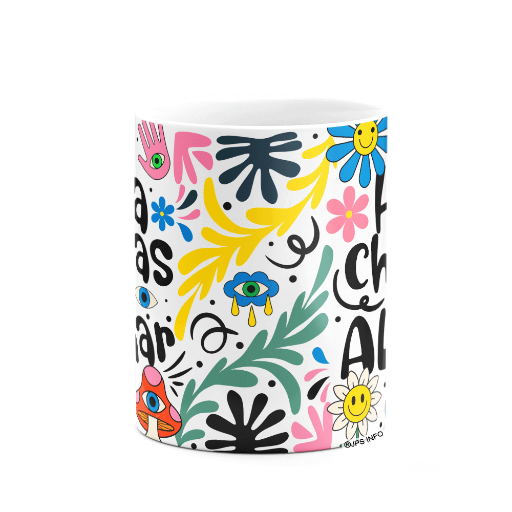 Caneca Divertida Vibes - Haja Chakras para Alinhar - 3