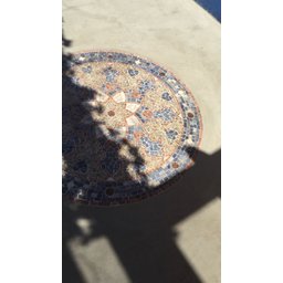 Mandala Indiana Piso Mosaico Noite Árabe 80cm - 2