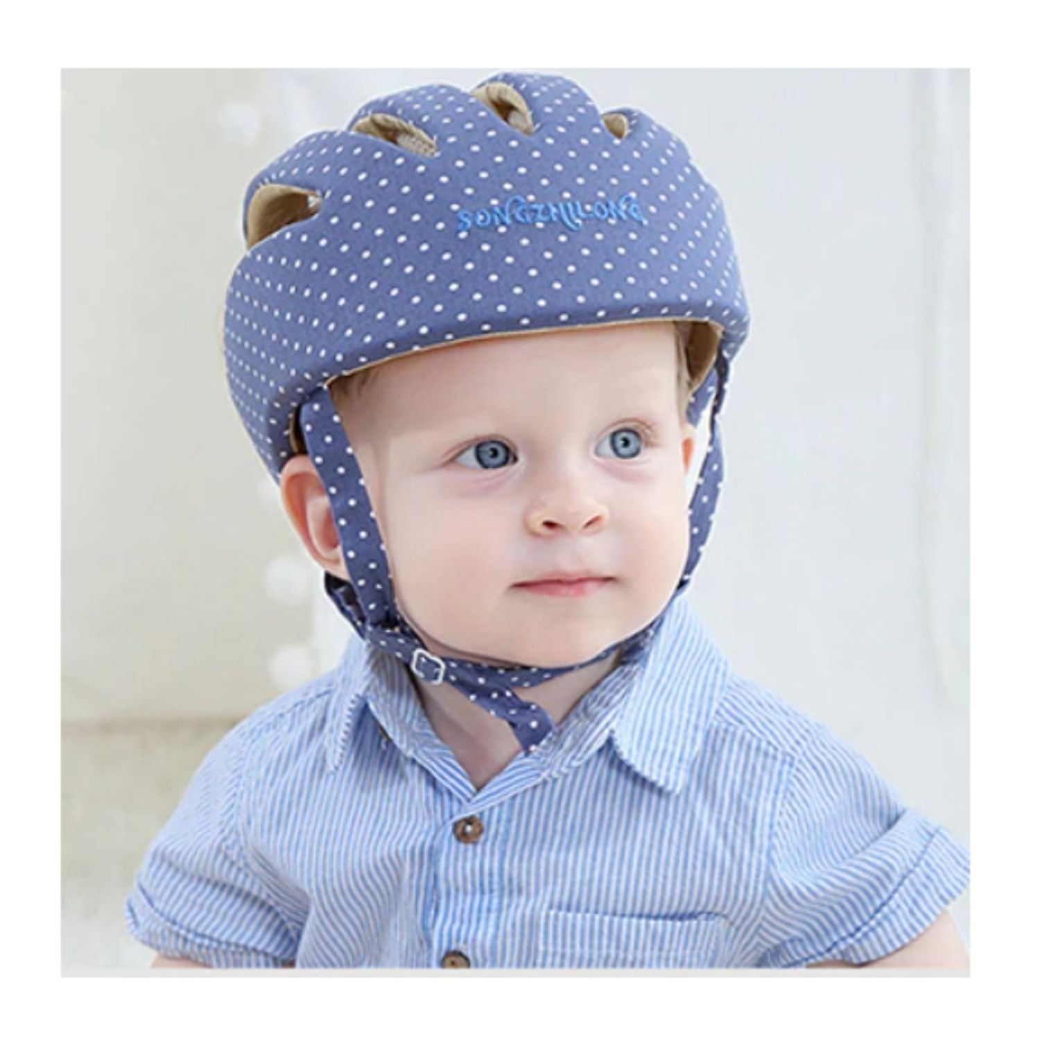 Capacete de Proteção p/ bebês engatinhar e caminhar anti quedas Color ...