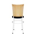 Ver imagem 5 de 4 Cadeiras para Mesa Branca Hawai Palha:preto