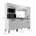 Ver imagem 3 de Cozinha 4 Peças 9 Portas 1 Gaveta Alana Branco