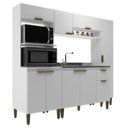 Ver imagem 2 de Cozinha 4 Peças 9 Portas 1 Gaveta Alana Branco