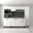 Ver imagem 1 de Cozinha 4 Peças 9 Portas 1 Gaveta Alana Branco