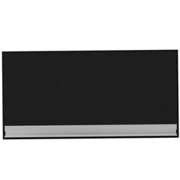 Armário Aéreo Geladeira Andréia 1 Porta 60cm Preto Ajl Móveis - 1