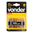 Ver imagem 2 de Jogo de Bits Ponteira com 10 Peças Encaixe Sextavado 1/4" - 35.38.100.000 Vonder