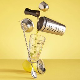 Kit 6 Colheres Bailarinas Inox 26cm Tress Lyor Prata Bartender Bebidas Coquetel Drinks - 2