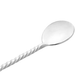 Kit 6 Colheres Bailarinas Inox 26cm Tress Lyor Prata Bartender Bebidas Coquetel Drinks - 6