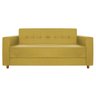 Kit Sofá 2 Lugares e Poltrona Denver Suede - Doce Sonho Móveis KITS1/P1/DENVER/S1 Amarelo - 5
