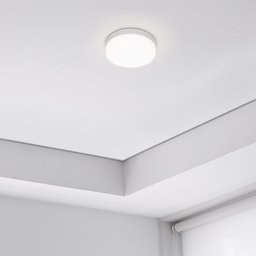 Painel de Led Taschibra Frameless Redondo Sobrepor 18W Bivolt 4000K Luz Neutra - 1