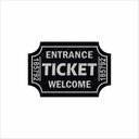 Ver imagem 2 de TAPETE CAPACHO TICKET FORMATO FUNDO PRETO