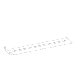 Prateleira 2.2 para Painel Modular Emily - Nature-offwhite - Edecasamoveis - 5