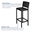 Ver imagem 6 de Banqueta Assento Estofado para Cozinha Madri