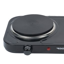 Fogão Portátil de Mesa Eletrico 2 Boca Ad-s201 2000w 220v Branco Best - 5
