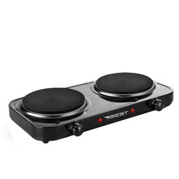 Fogão Portátil de Mesa Eletrico 2 Boca Ad-s201 2000w 220v Branco Best - 1