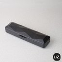 Ver imagem 5 de 4 Estojo Multiuso Plástico Porta Escova de Dente e Pasta Preto Viagem Bolsa Uz