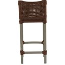 Ver imagem 4 de 6 Banquetas Haiti em Corda Náutica Alumínio Balcão Edícula Cozinha Trama Original