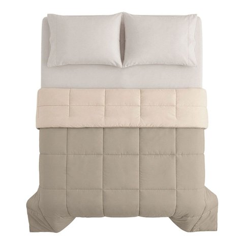 Edredom Casal Dupla Face Micropercal Bf Colchões