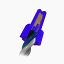 Ver imagem 3 de Conector Isolante Elétrico Para Fios P2 Azul 6 Pacote c/ 10pç
