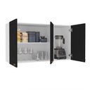 Ver imagem 5 de Armário Aéreo 3 Portas 120 Cm Pérola Yescasa