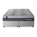 Ver imagem 4 de Conjunto Cama Box c/ Molas Ensacadas Sheffield Cinza King 193x203x65