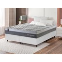 Ver imagem 1 de Conjunto Cama Box c/ Molas Ensacadas Sheffield Cinza King 193x203x65