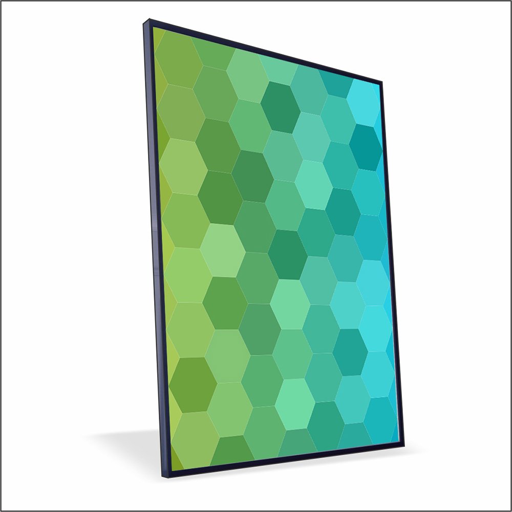 Sem 9028 Quadro Colméias Vinil sem Vidro | MadeiraMadeira