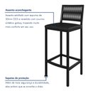 Ver mais imagens de Banqueta Barcelona 105 Cm X 42 Cm X 41 Cm