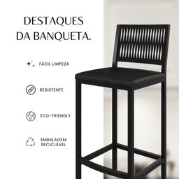 Banqueta Barcelona 105 Cm X 42 Cm X 41 Cm - 6